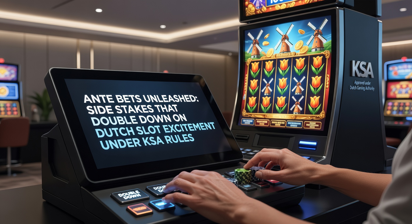 Grafische weergave van een ante bet-functie in een Nederlandse gokkast, met extra inzetten die leiden tot multipliers en bonussen