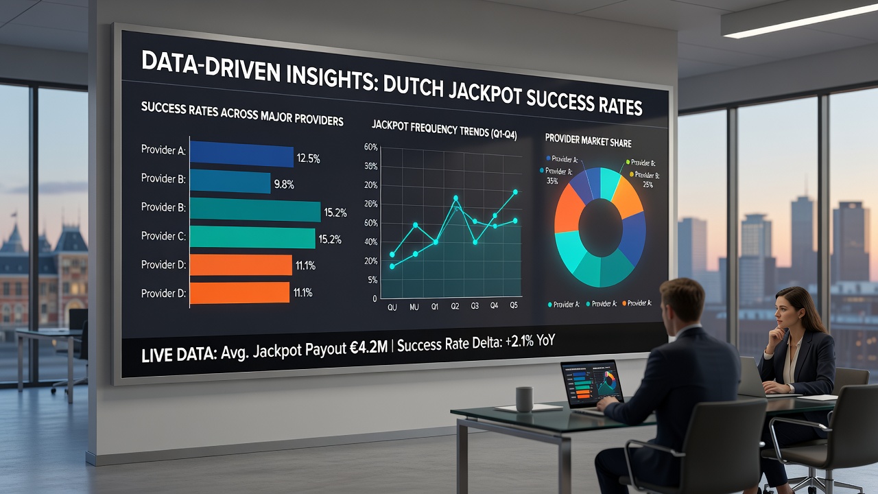 Vergelijking jackpot statistieken Nederlandse providers