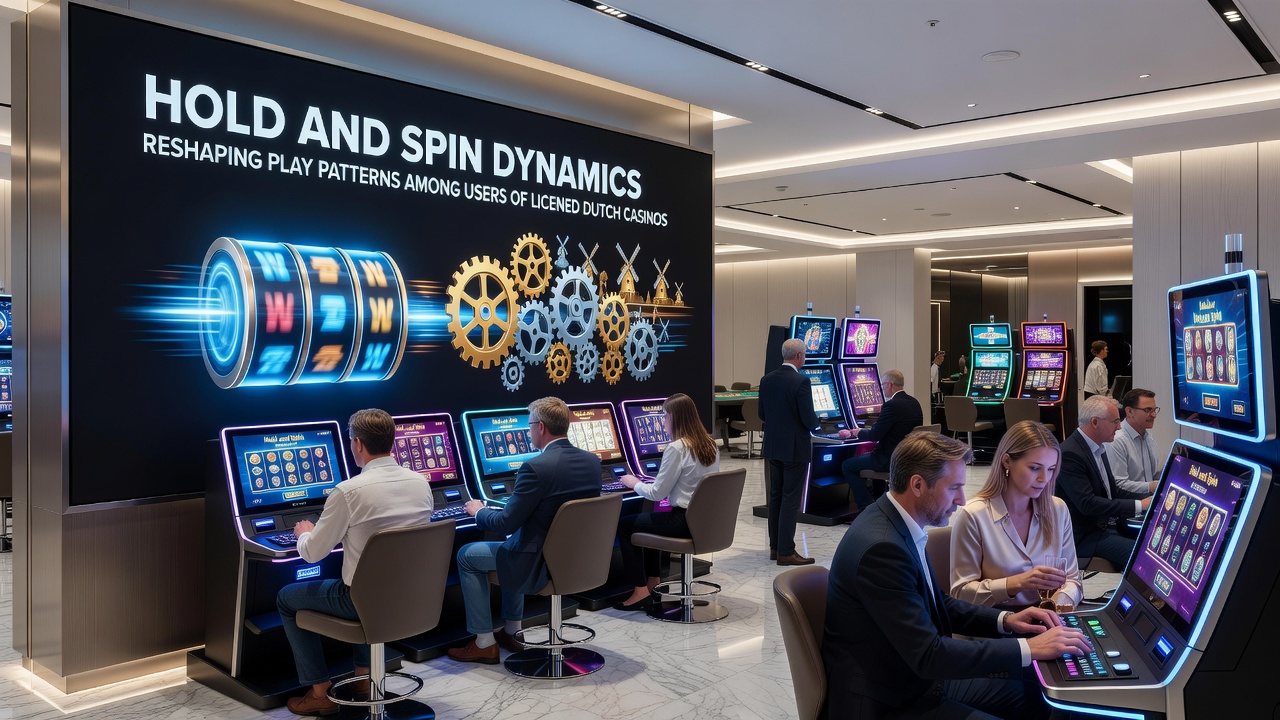 Grafiek die sessieduur en jackpot frequentie vergelijkt tussen Hold and Spin en standaard slots in Nederlandse casino's