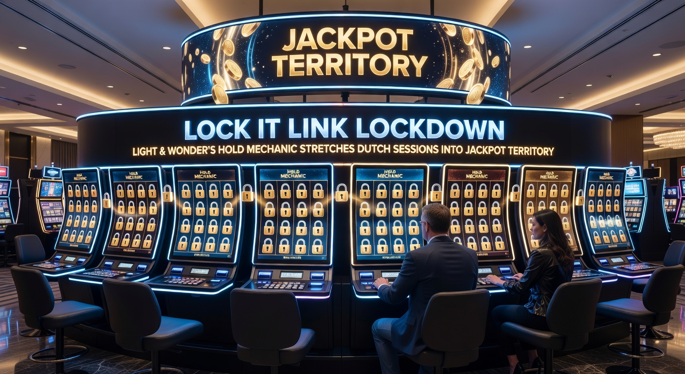 Close-up van jackpot-meters en hold-symbolen in Lock It Link Lockdown, met respin-actie en Nederlandse casino-interface