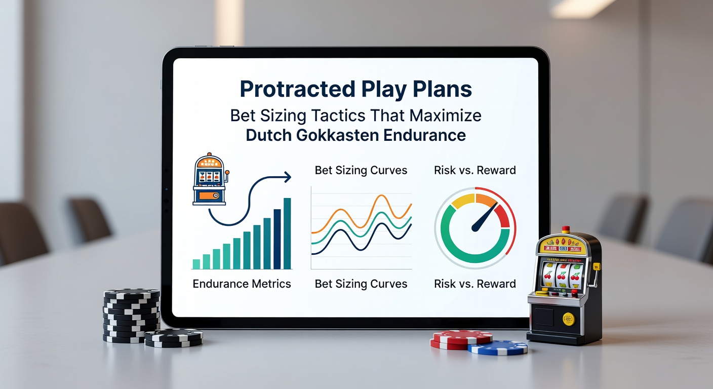 Grafiek met bet sizing curves die sessieduur op Nederlandse gokkasten verlengen, inclusief bankroll grafieken en volatiliteitscurves