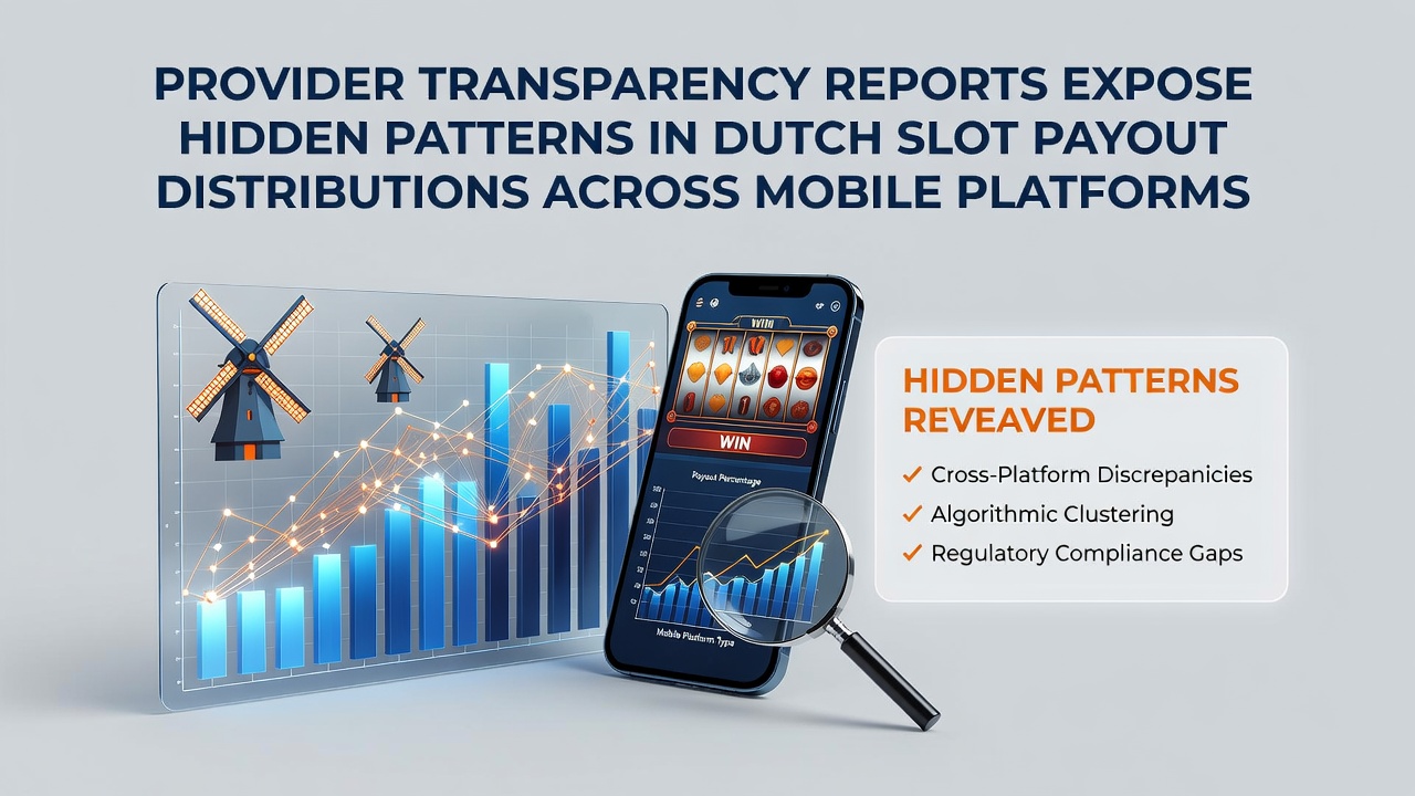 Overzicht van transparantierapporten met grafieken van slotuitbetalingen op mobiele platforms in Nederland