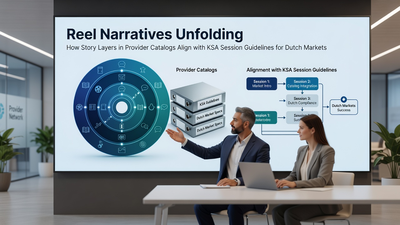 Illustratie van gelaagde verhaalstructuren in Nederlandse gokkasten die aansluiten bij sessierichtlijnen