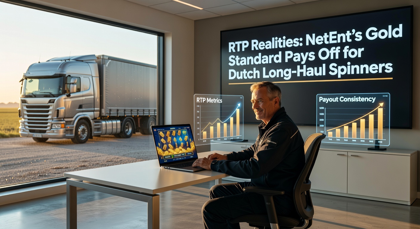 Grafiek met RTP-vergelijkingen van NetEnt-slots, illustrerend voordelen voor langetermijnspelers in Nederland