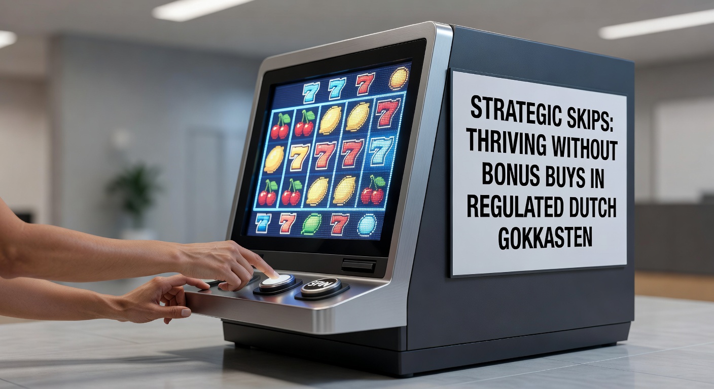 Speler aan een gokkast met focus op basisspel-mechanismen, zonder bonus buy-knoppen zichtbaar in een Nederlands casino-omgeving