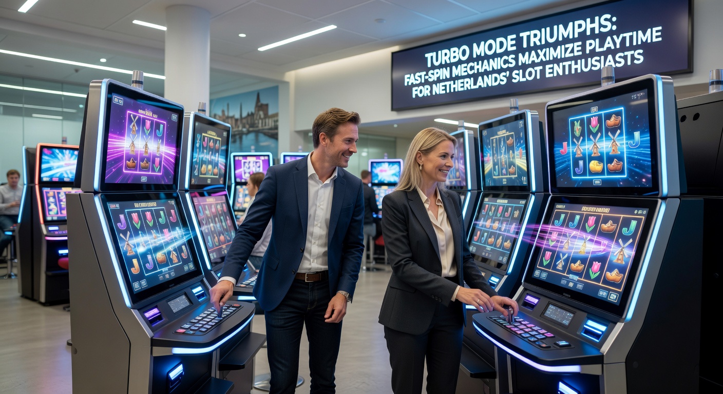 Grafiek met statistieken over spin-snelheden en sessieduurverlenging in turbo mode voor Nederlandse gokkasten