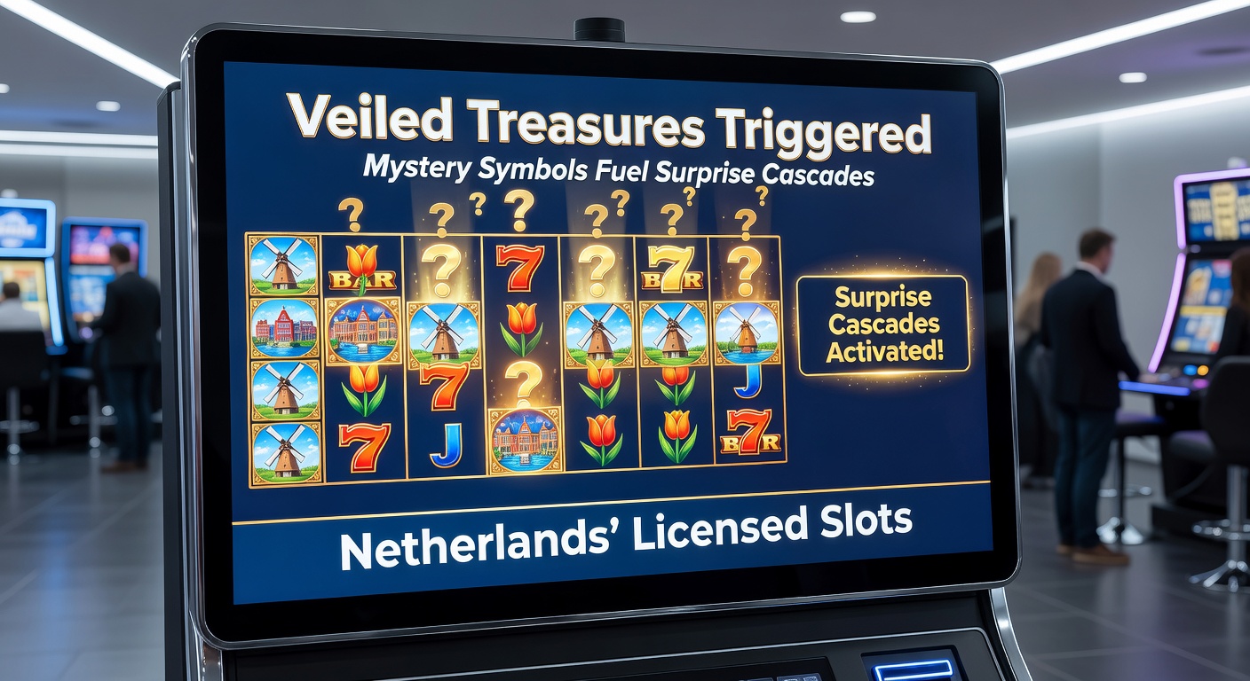 Cascade-effect in actie: mystery symbols veroorzaken een kettingreactie van winsten in een KSA-gelicentieerde gokkast